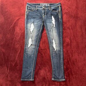 Hydraulic‎ Jeans 11 12 Skinny Jeans Distressed